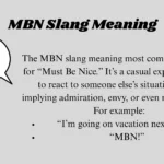 MBN Slang Meaning