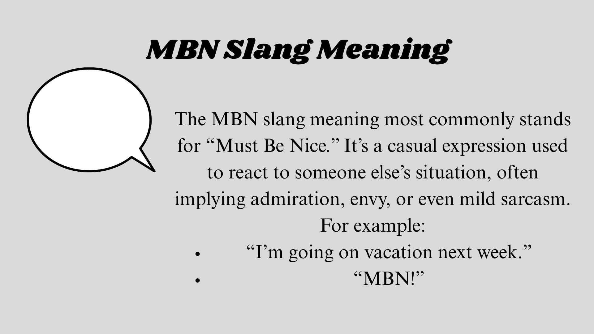 MBN Slang Meaning