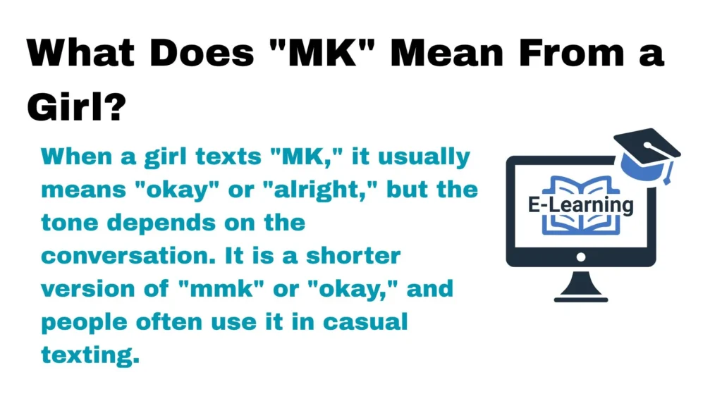 MK Meaning in English