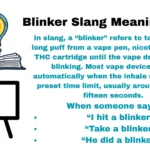 Blinker Slang Meaning