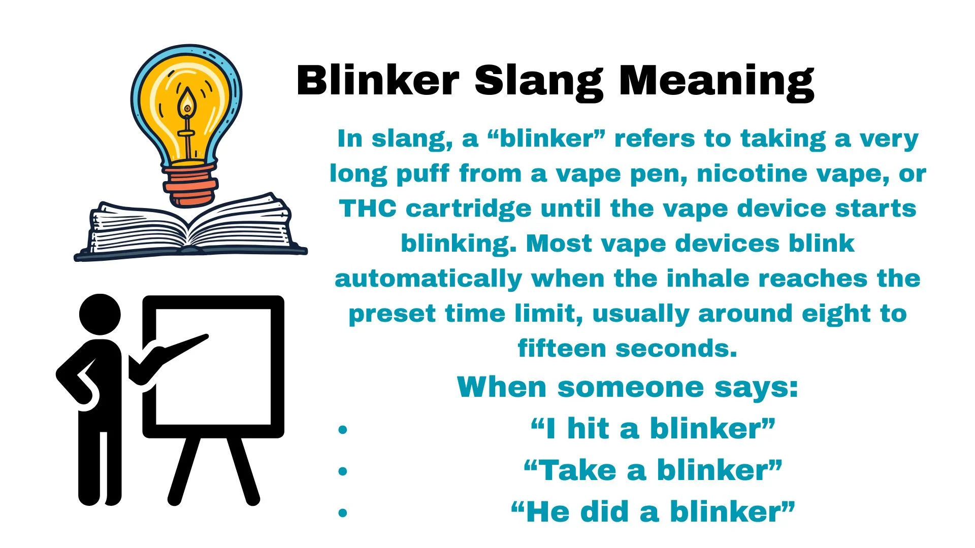 Blinker Slang Meaning