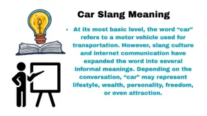 Car Slang Meaning