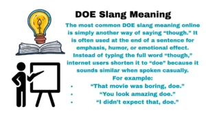 DOE Slang Meaning