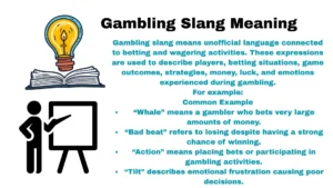 Gambling Slang Meaning