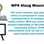 WPS Slang Meaning