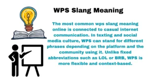 WPS Slang Meaning