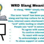 WRD Slang Meaning