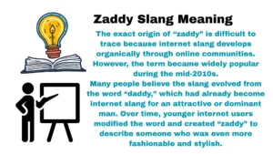 Zaddy Slang Meaning