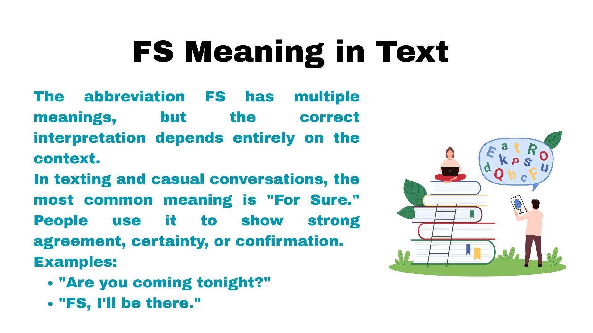 FS Meaning in Text