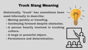 Truck Slang Meaning