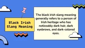 Black Irish Slang Meaning