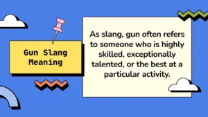 Gun Slang Meaning