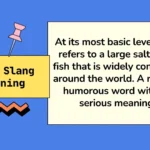 Tuna Slang Meaning