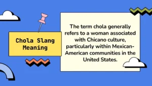 Chola Slang Meaning